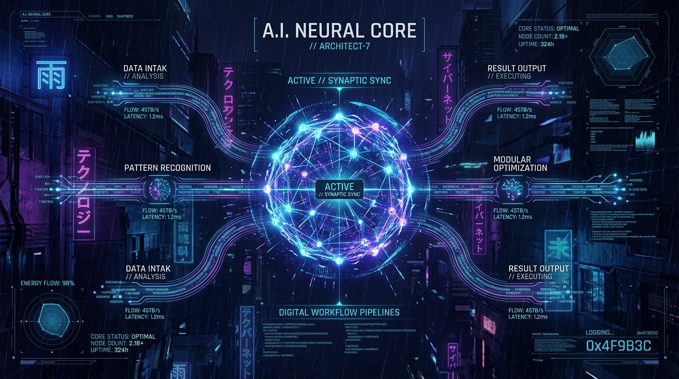 SaaSync AI neural core system flow